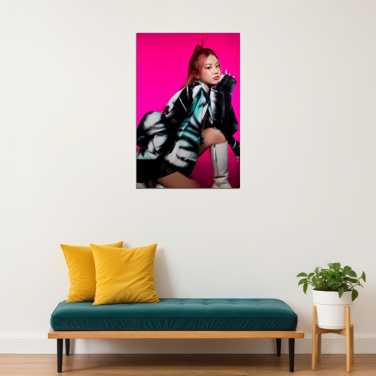 XG Hinata SHOOTING STAR Photo K-pop Music Poster Y2K Neo Futurism Aesthetic Female Cyber Kpop Idol Fashion Print Trendy Kpop Girl Group Wall Art - xonomax