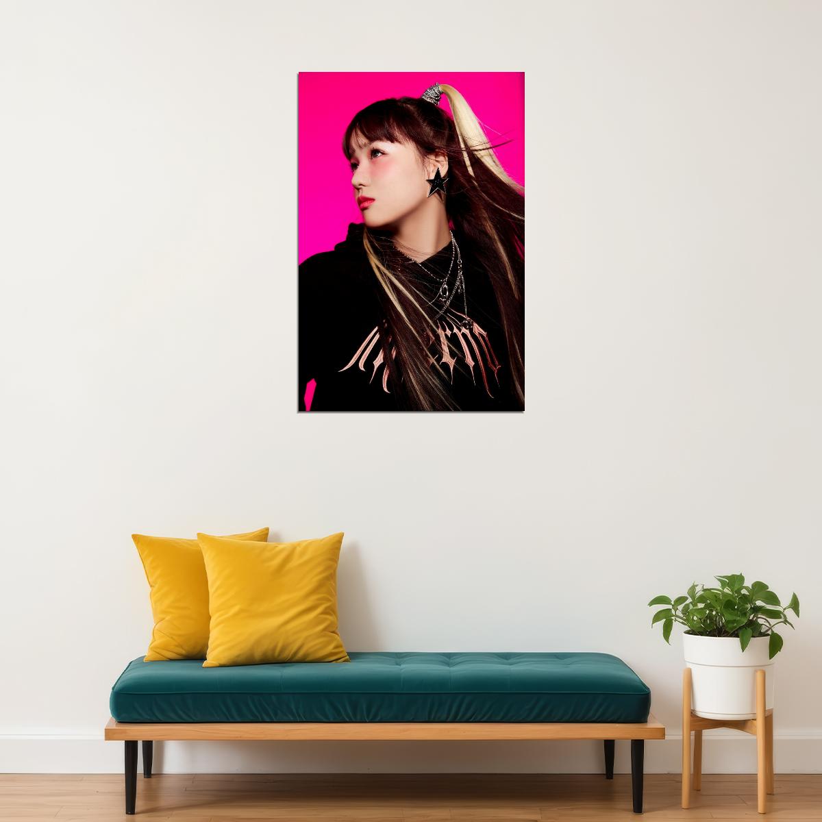 XG Juria SHOOTING STAR Photo K-pop Music Poster Y2K Neo Futurism Aesthetic Female Cyber Kpop Idol Fashion Print Trendy Kpop Girl Group Wall Art - xonomax