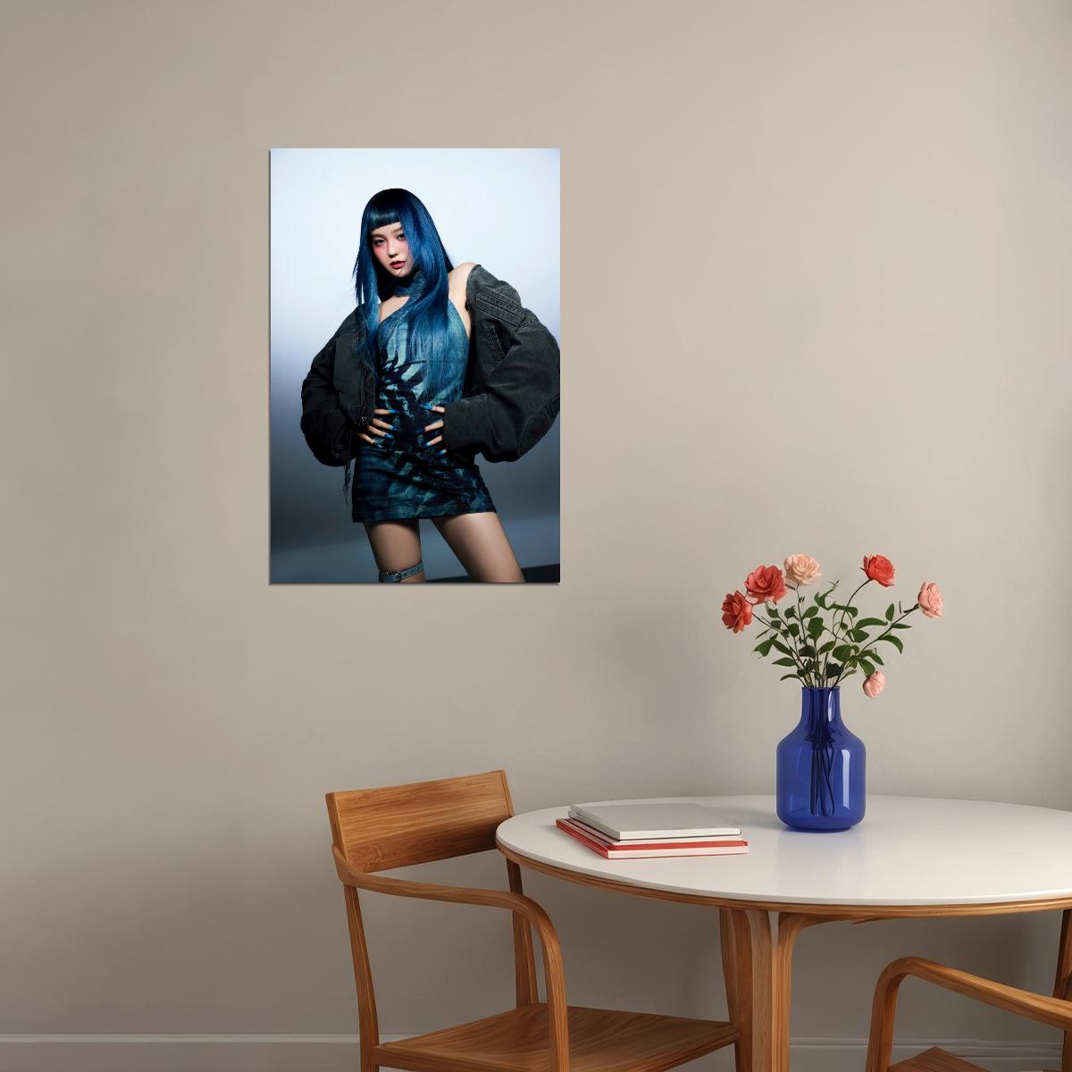 XG Juria SHOOTING STAR Photo Y2k Kpop Poster McBling Aesthetic Japanese Idol Fashion Print Viral Kpop Girl Group Wall Art - xonomax