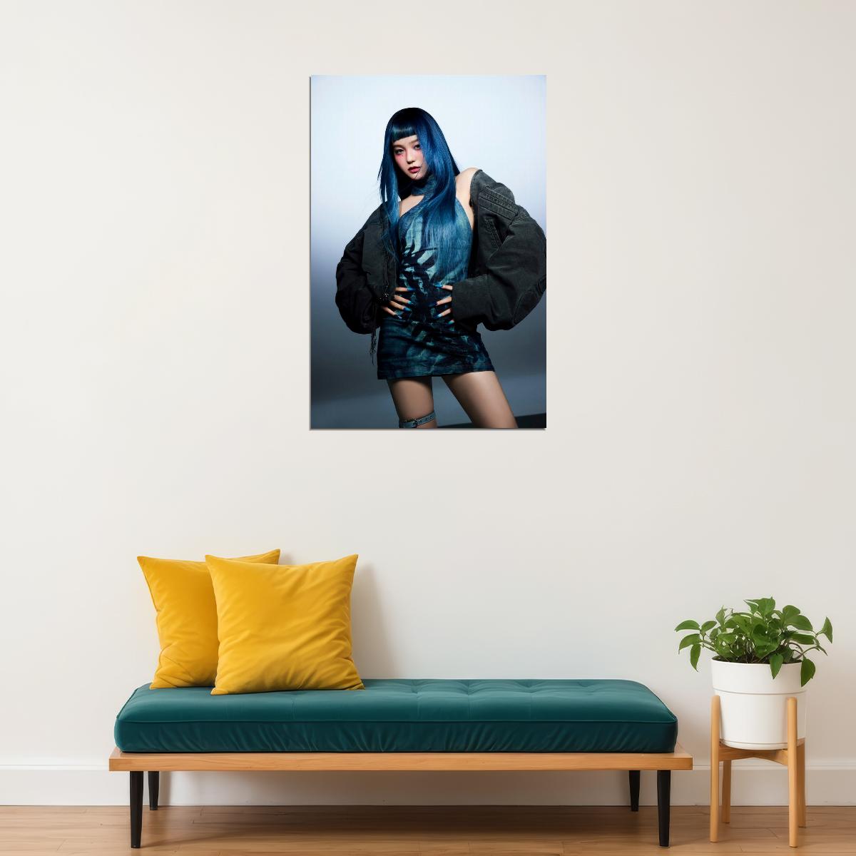 XG Juria SHOOTING STAR Photo Y2k Kpop Poster McBling Aesthetic Japanese Idol Fashion Print Viral Kpop Girl Group Wall Art - xonomax