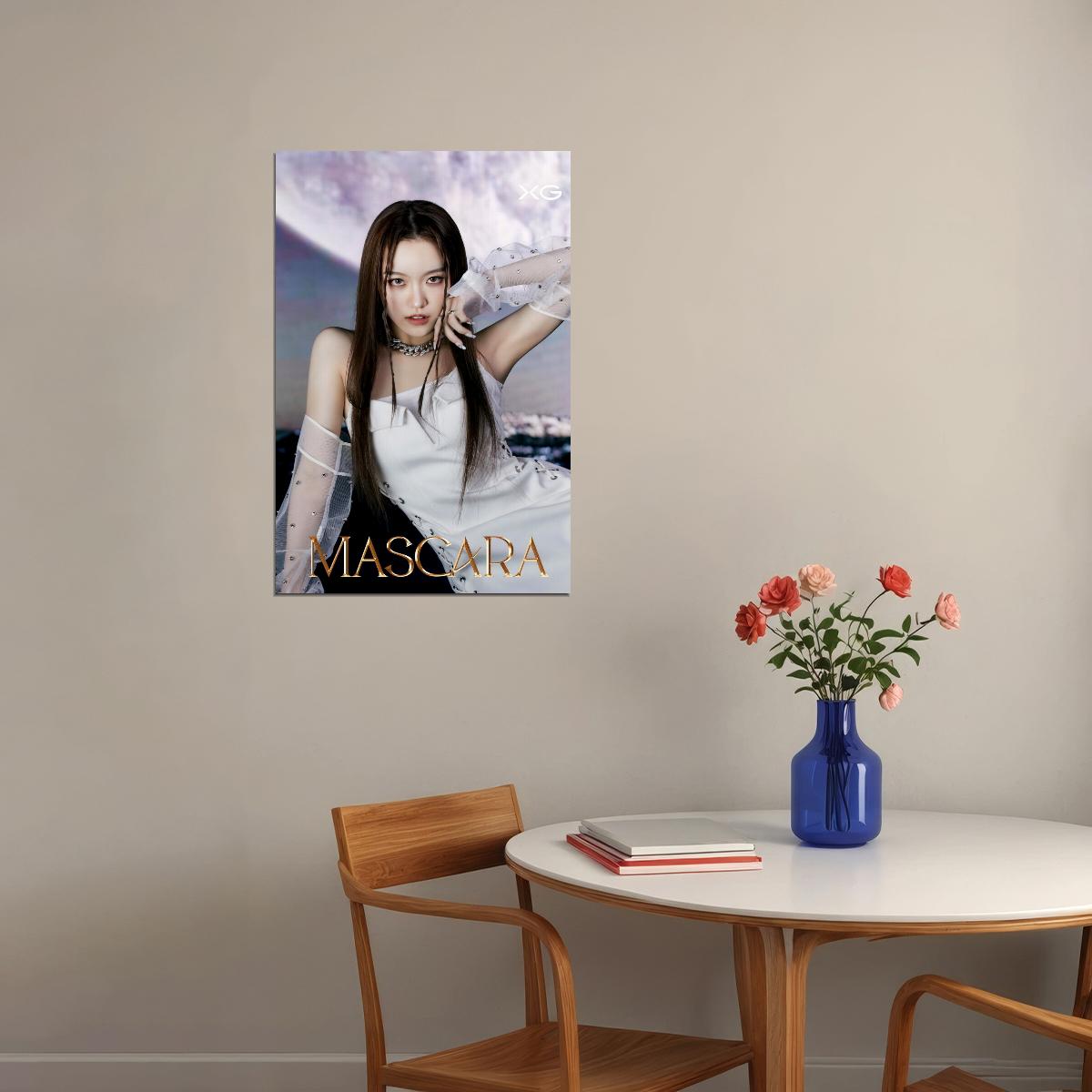 XG Chisa MASCARA Concept Photo Music Poster K-Pop Aesthetic Japanese Female Girl Group Korean Fashion Idol Wall Art Print - xonomax