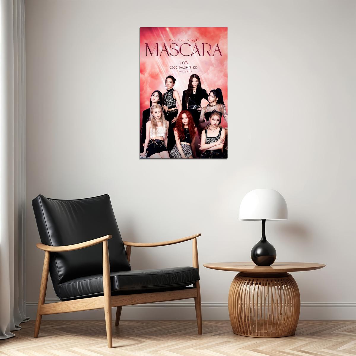 XG Group MASCARA Concept Photo Music Poster K-Pop Aesthetic Japanese Female Girl Group Korean Fashion Idol Wall Art Print - xonomax