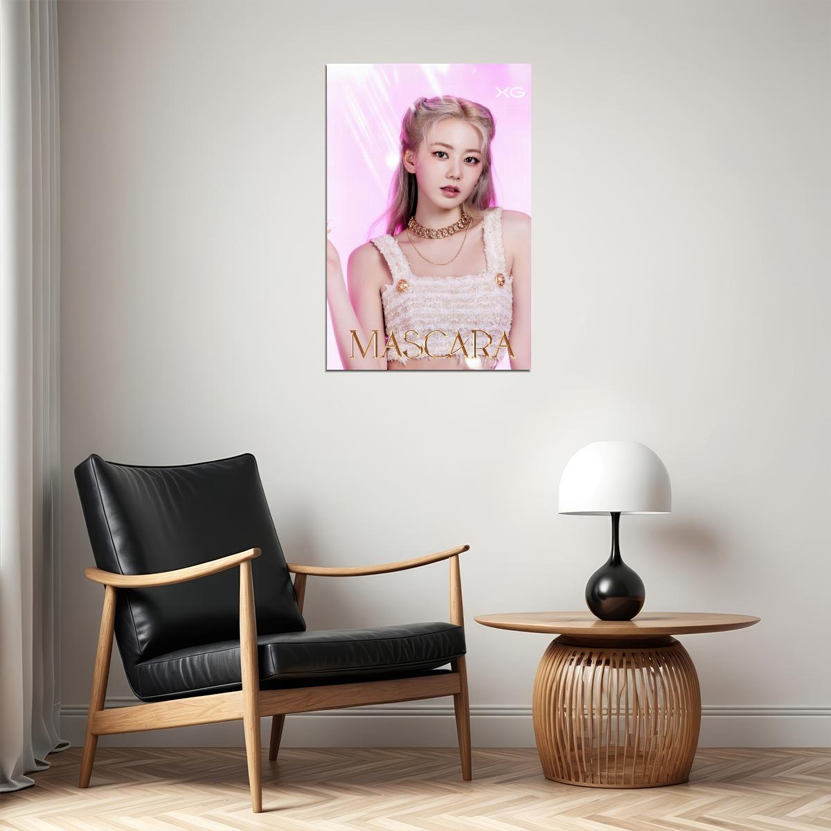 XG Hinata MASCARA Concept Photo Music Poster K-Pop Aesthetic Japanese Female Girl Group Korean Fashion Idol Wall Art Print - xonomax