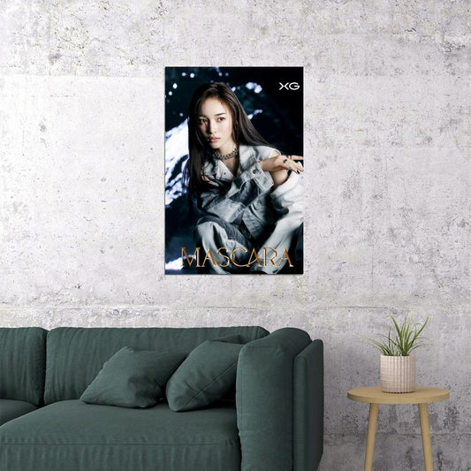 XG Jurin MASCARA Concept Photo Music Poster K-Pop Aesthetic Japanese Female Girl Group Korean Fashion Idol Wall Art Print - xonomax