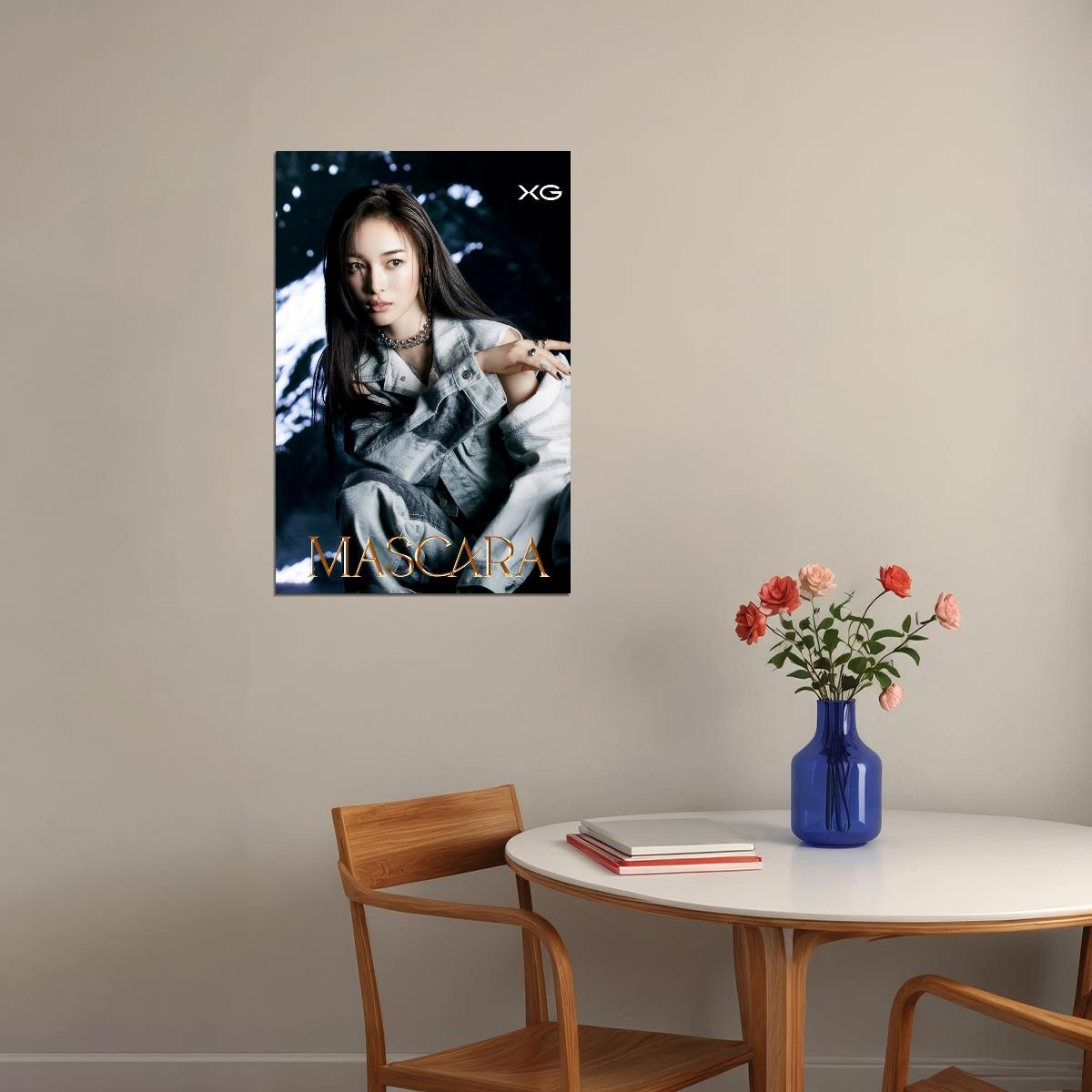 XG Jurin MASCARA Concept Photo Music Poster K-Pop Aesthetic Japanese Female Girl Group Korean Fashion Idol Wall Art Print - xonomax