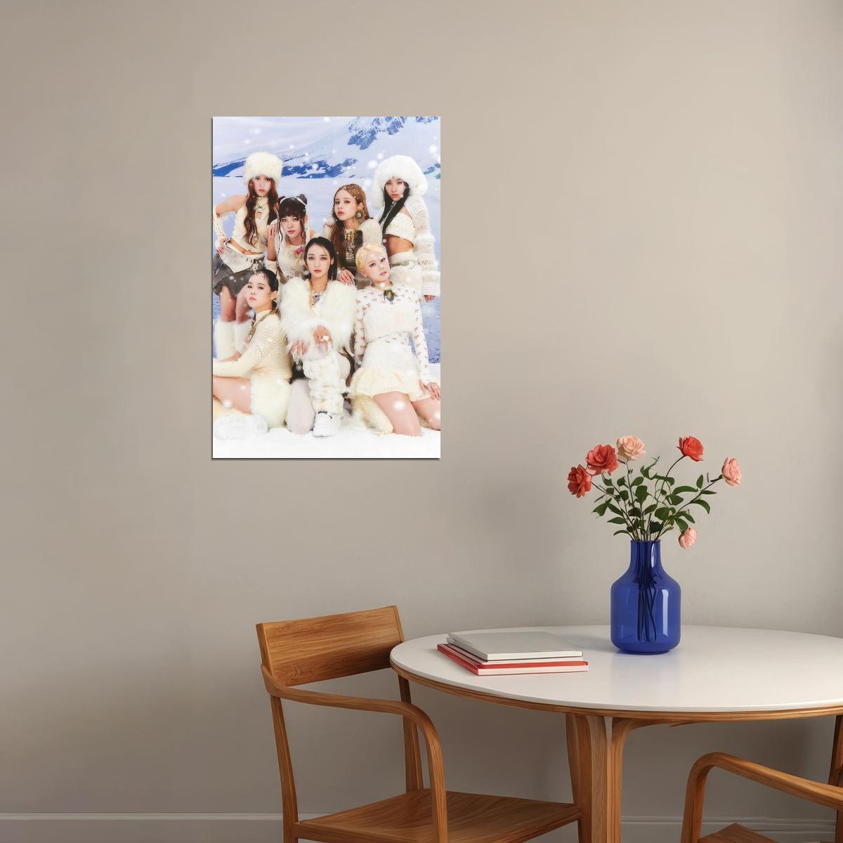 XG Group WINTER WITHOUT YOU Teaser Photo Music Poster K-Pop Aesthetic Japanese Female Girl Group Korean Fashion Idol Wall Art Print - xonomax