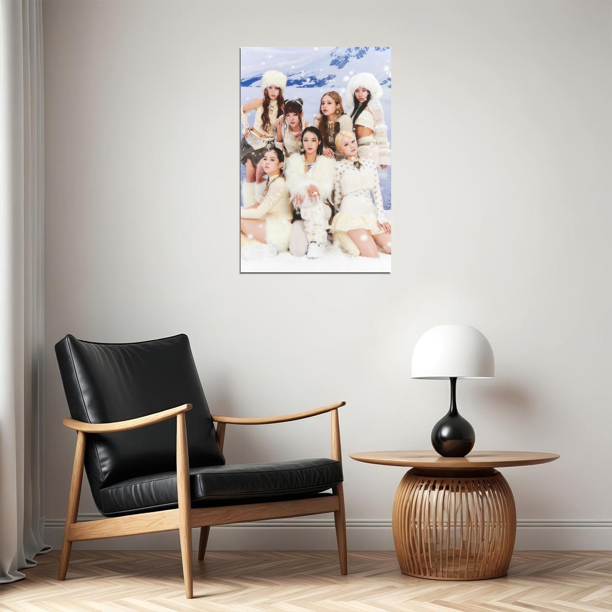 XG Group WINTER WITHOUT YOU Teaser Photo Music Poster K-Pop Aesthetic Japanese Female Girl Group Korean Fashion Idol Wall Art Print - xonomax