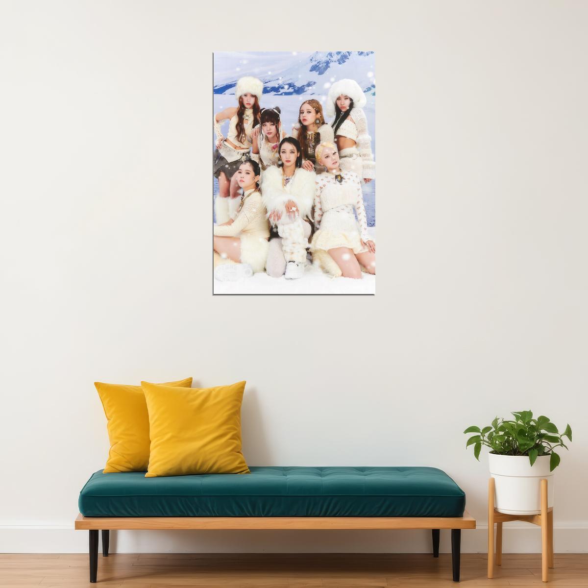XG Group WINTER WITHOUT YOU Teaser Photo Music Poster K-Pop Aesthetic Japanese Female Girl Group Korean Fashion Idol Wall Art Print - xonomax