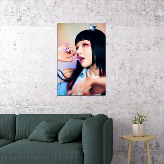 XG Harvey IYKYK Concept Photo K-pop Music Poster Y2K Neo Futurism Aesthetic Female Cyber Kpop Idol Fashion Print Trendy Kpop Girl Group Wall Art - xonomax