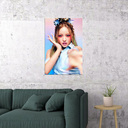 XG Juria IYKYK Concept Photo K-pop Music Poster Y2K Neo Futurism Aesthetic Female Cyber Kpop Idol Fashion Print Trendy Kpop Girl Group Wall Art - xonomax