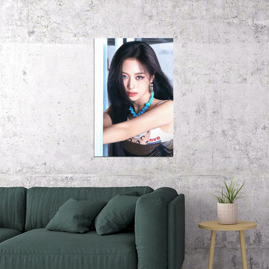 BABYMONSTER Ahyeon Drip Album Teaser Photo Music Poster K-Pop Home Decor For Living Room Aesthetic Kpop Female Girl Group Korean Fashion Idol Wall Art Print - xonomax