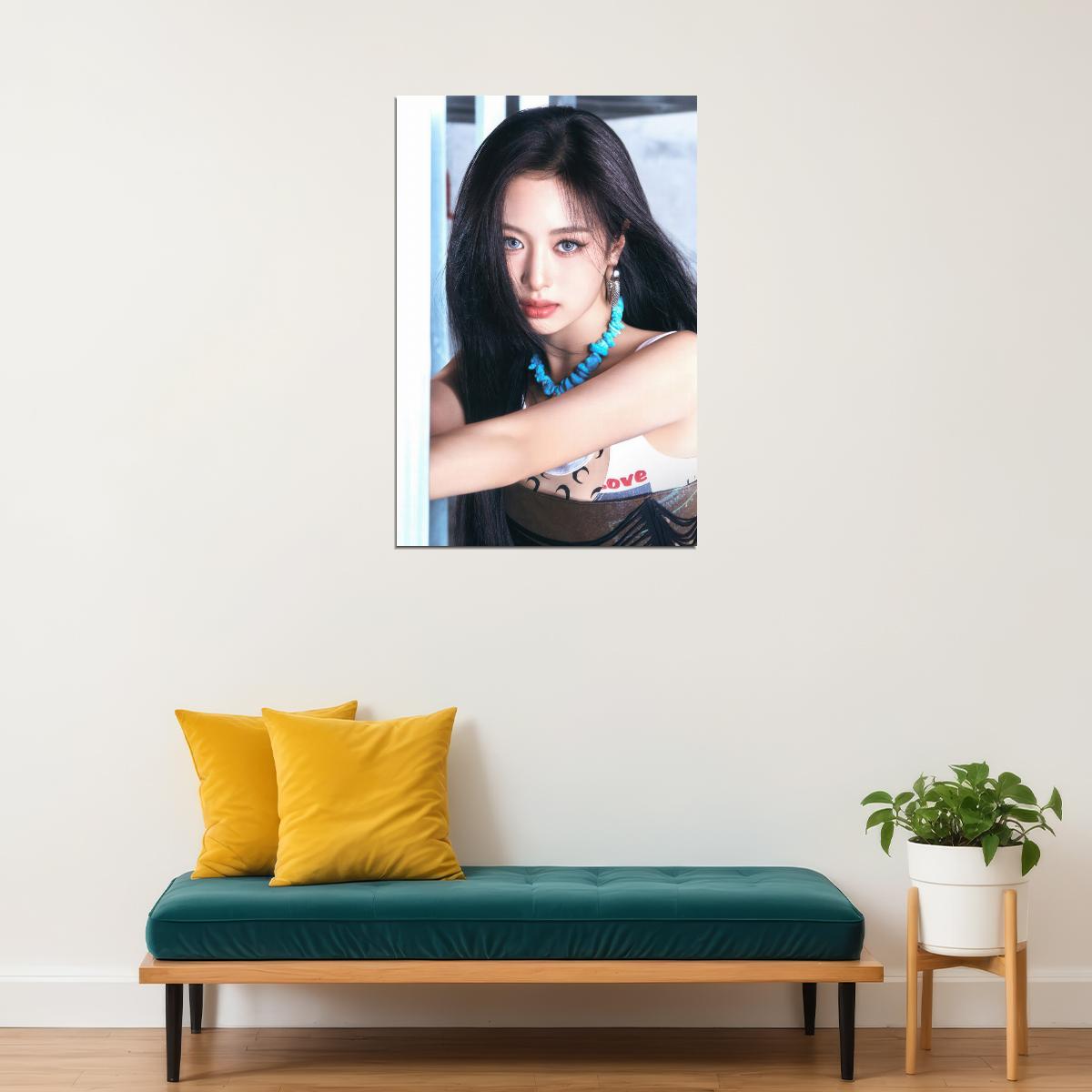 BABYMONSTER Ahyeon Drip Album Teaser Photo Music Poster K-Pop Home Decor For Living Room Aesthetic Kpop Female Girl Group Korean Fashion Idol Wall Art Print - xonomax