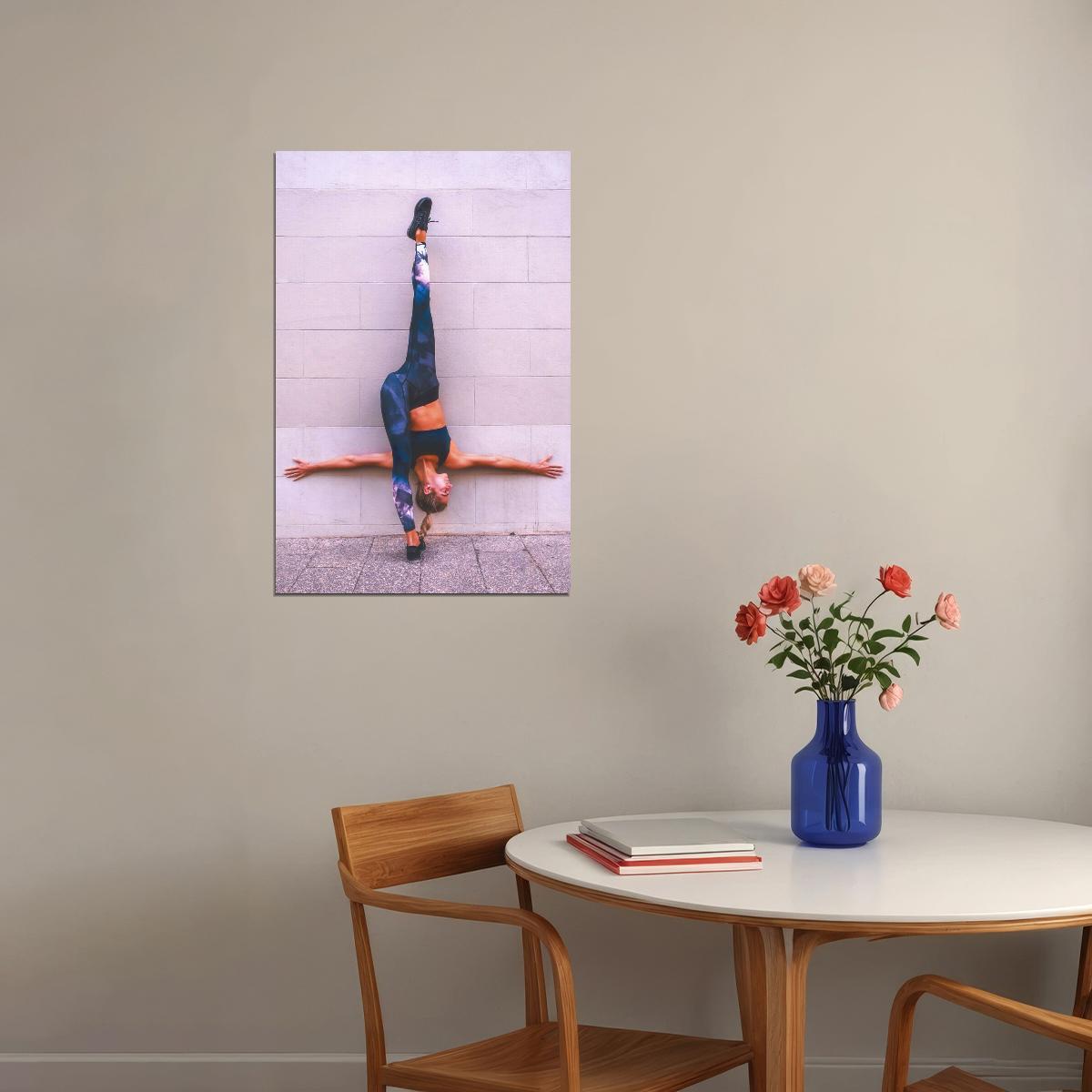 Amanda Bisk Hot Fitness Model Poster Gym Motivational Wall Art Inspirational Workout Yoga Room Decor Aesthetic Sports Print Yoga Wall Decor Athletic Icon HD Photo Print - xonomax