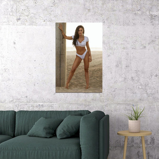Brittany Coutu Hot Fitness Model Poster Sexy Bikini Wall Art Inspirational Workout Room Decor Aesthetic Sports Print Gym Motivational Wall Decor Athletic Icon HD Photo Print - xonomax