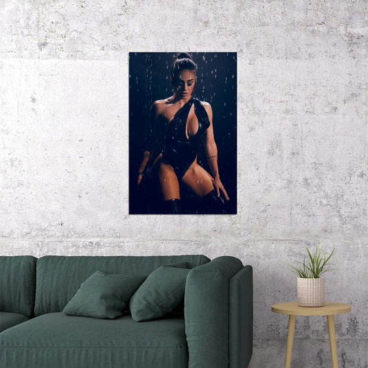 Brittany Coutu Hot Fitness Model Poster Sexy Female Wall Art Inspirational Workout Room Decor Aesthetic Sports Print Gym Motivational Wall Decor Athletic Icon HD Photo Print - xonomax