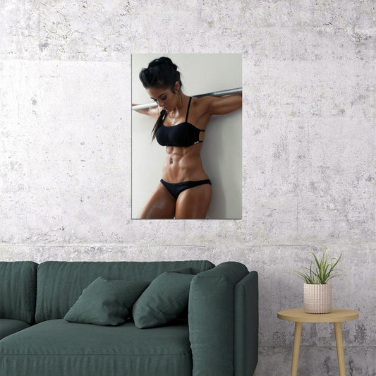 Brittany Coutu Hot Fitness Model Poster Sexy Bikini Wall Art Inspirational Workout Room Decor Aesthetic Sports Print Gym Motivational Wall Decor Athletic Icon HD Photo Print - xonomax