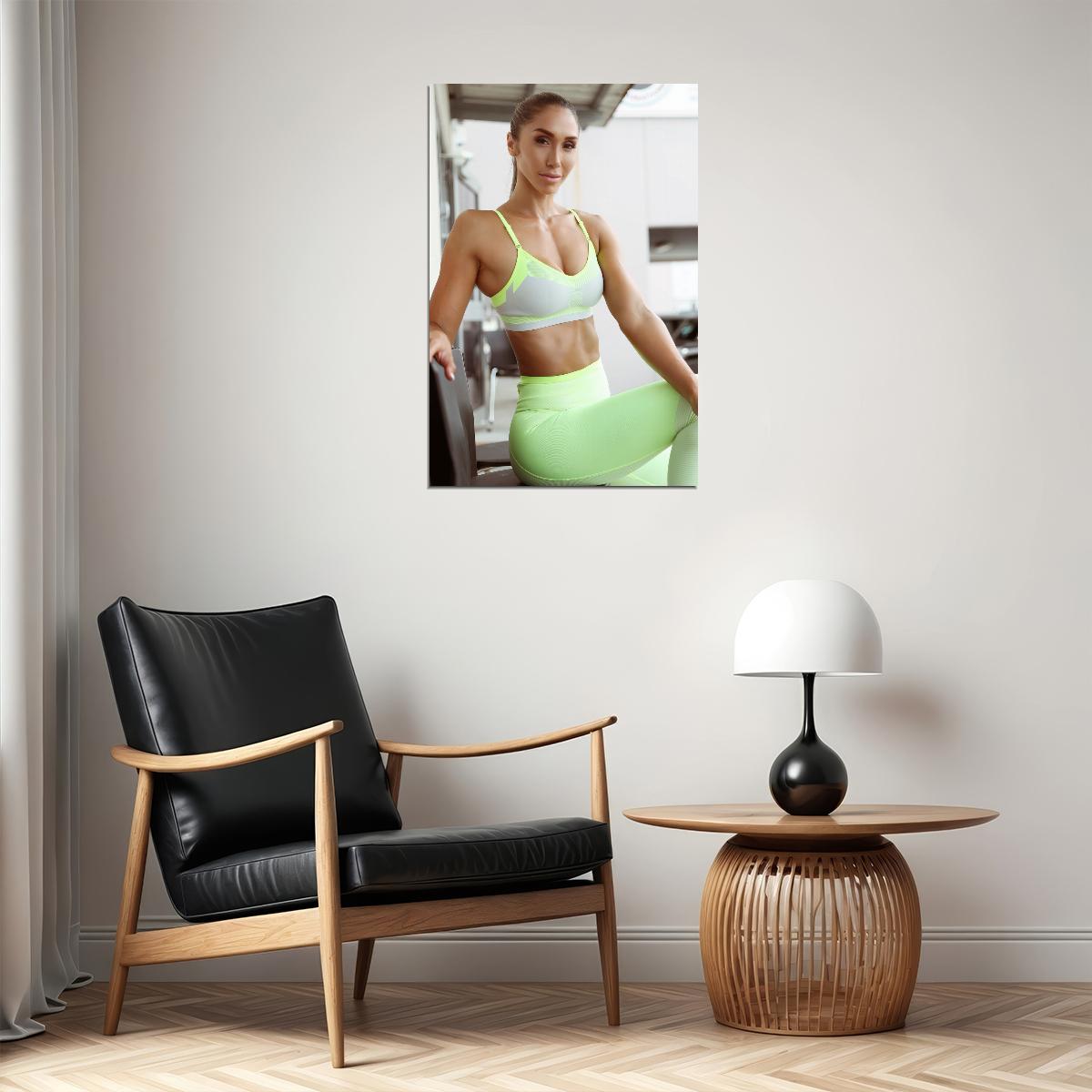 Chontel Duncan Hot Fitness Model Poster Motivational Icon Wall Art Inspirational Workout Room Decor Aesthetic Sports Print Gym Wall Decor Athletic Icon HD Photo Print - xonomax