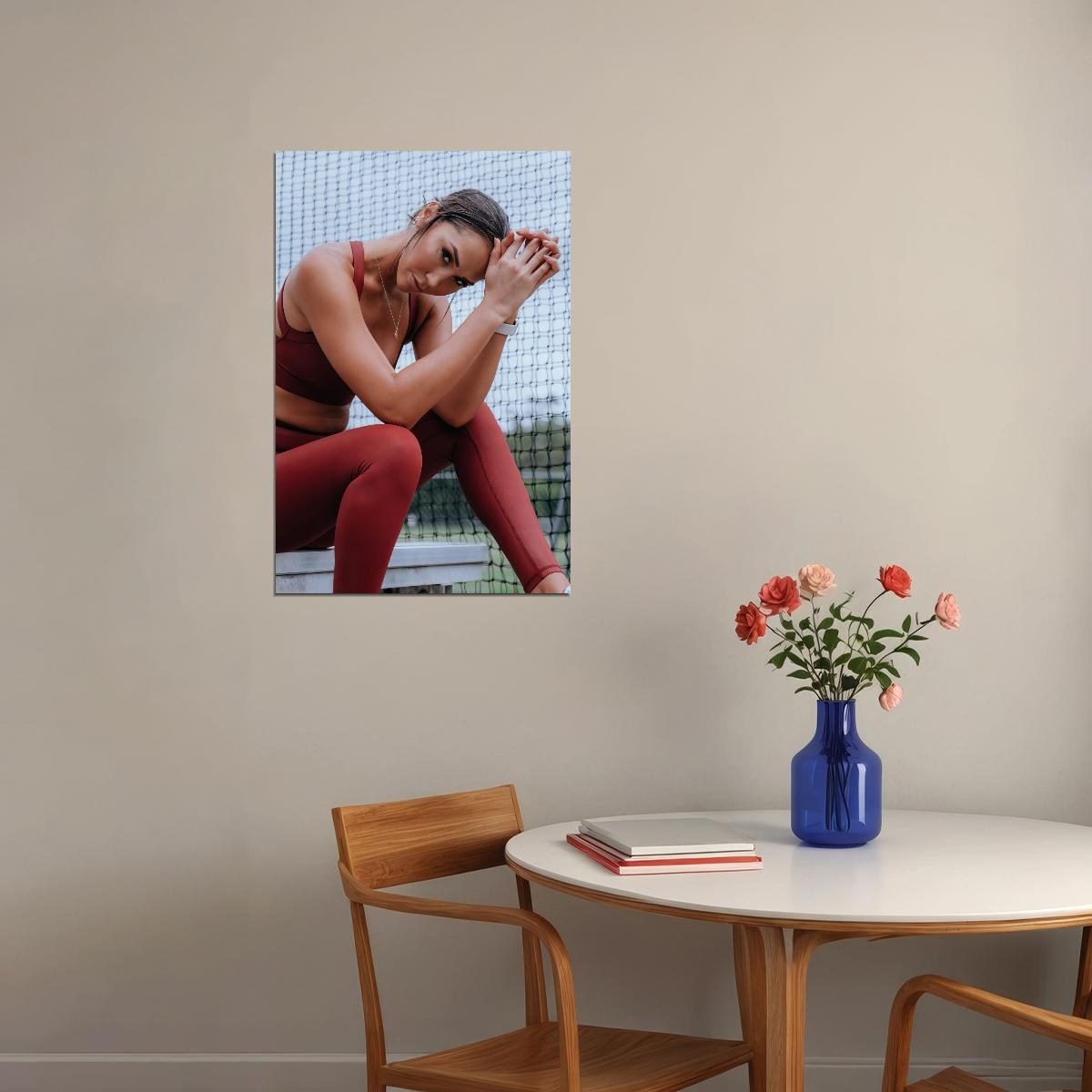 Chontel Duncan Hot Fitness Model Poster Motivational Icon Wall Art Inspirational Workout Room Decor Aesthetic Sports Print Gym Wall Decor Athletic Icon HD Photo Print - xonomax
