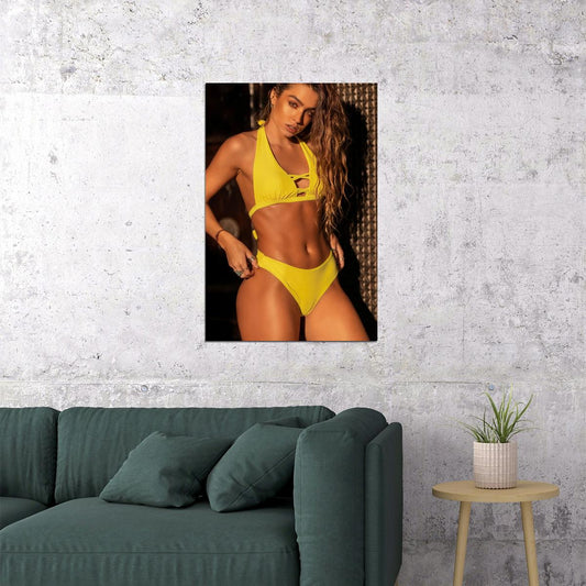 Sommer Ray Hot Fitness Model Poster Sexy Bikini Wall Art Inspirational Workout Room Decor Aesthetic Sports Print Gym Motivational Wall Decor Athletic Icon HD Photo Print - xonomax
