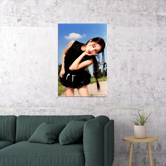 Twice Jihyo Mini Album Strategy Concept Photo Music Poster K-Pop Home Decor For Living Room Aesthetic Kpop Female Girl Group - xonomax