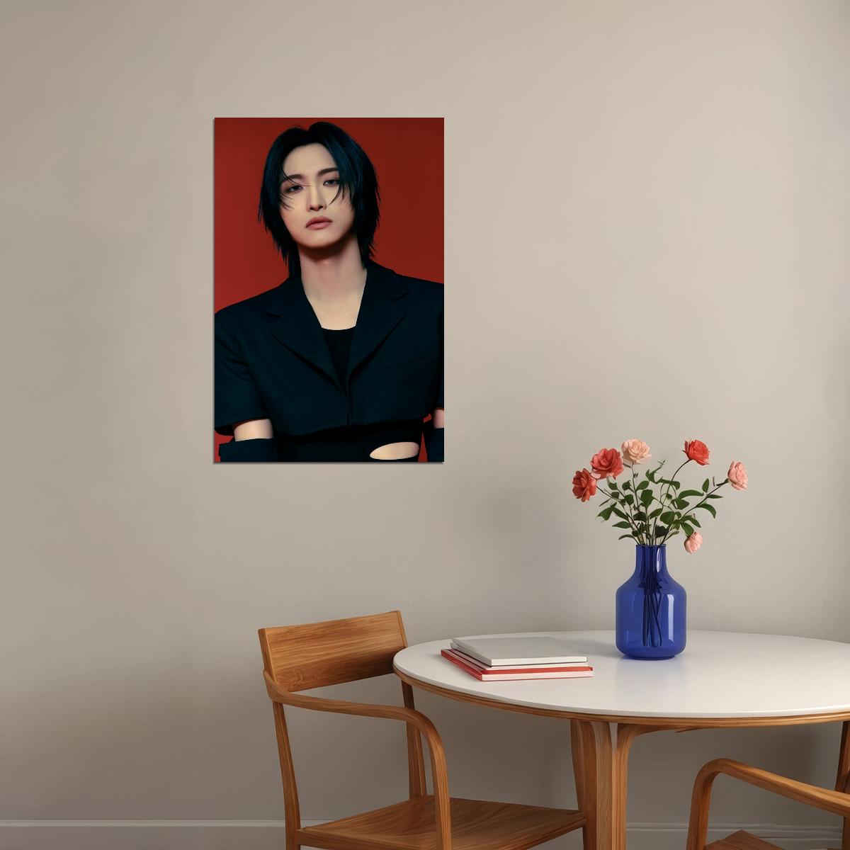 Ateez Seonghwa Golden Hour Part.2 Concept Photo Music Poster K-Pop Home Decor For Living Room Aesthetic Kpop Male Boys Group Boy Band - xonomax