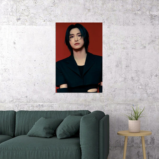 Ateez Seonghwa Golden Hour Part.2 Concept Photo Music Poster K-Pop Home Decor For Living Room Aesthetic Kpop Male Boys Group Boy Band - xonomax
