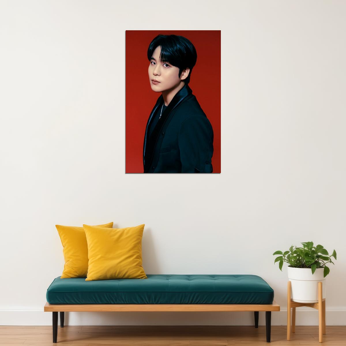 Ateez Jongho Golden Hour Part.2 Concept Photo Music Poster K-Pop Home Decor For Living Room Aesthetic Kpop Male Boys Group Boy Band - xonomax