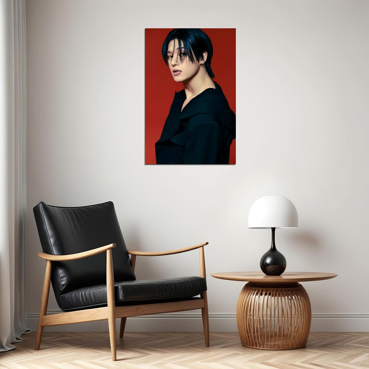 Ateez Wooyoung Golden Hour Part.2 Concept Photo Music Poster K-Pop Home Decor For Living Room Aesthetic Kpop Male Boys Group Boy Band - xonomax
