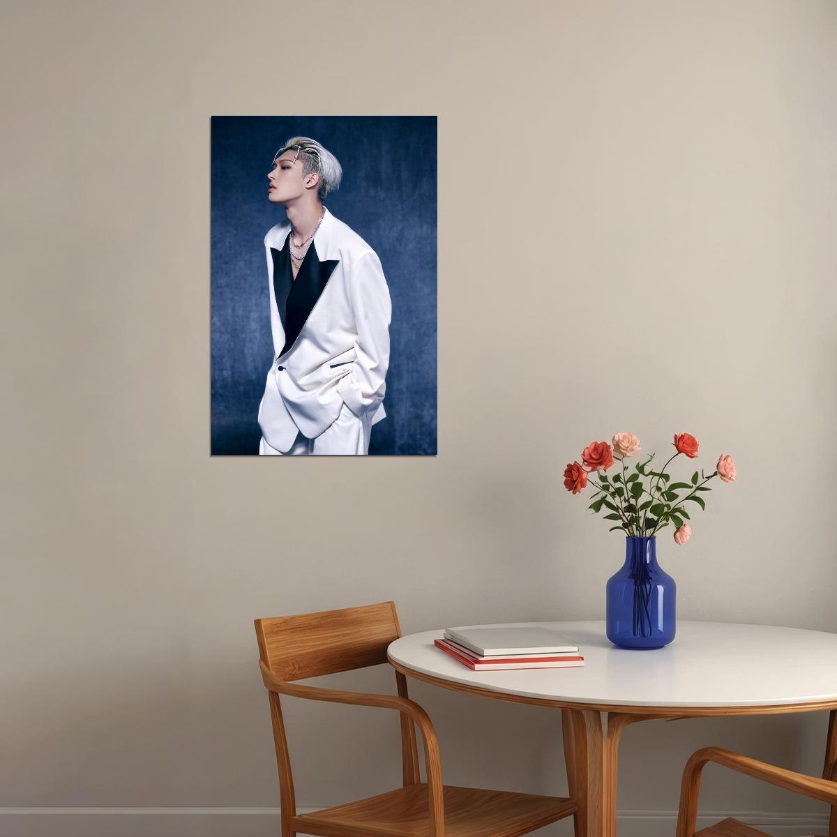 Ateez Mingi Golden Hour Part.2 Concept Photo Music Poster K-Pop Home Decor For Living Room Aesthetic Kpop Male Boys Group Boy Band - xonomax