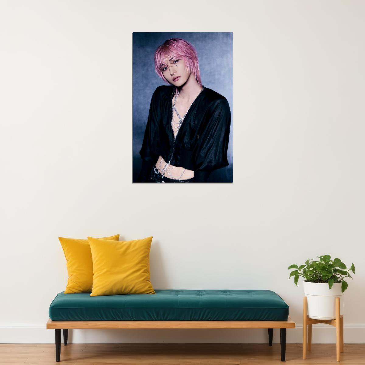 Ateez Seonghwa Golden Hour Part.2 Concept Photo Music Poster K-Pop Home Decor For Living Room Aesthetic Kpop Male Boys Group Boy Band - xonomax