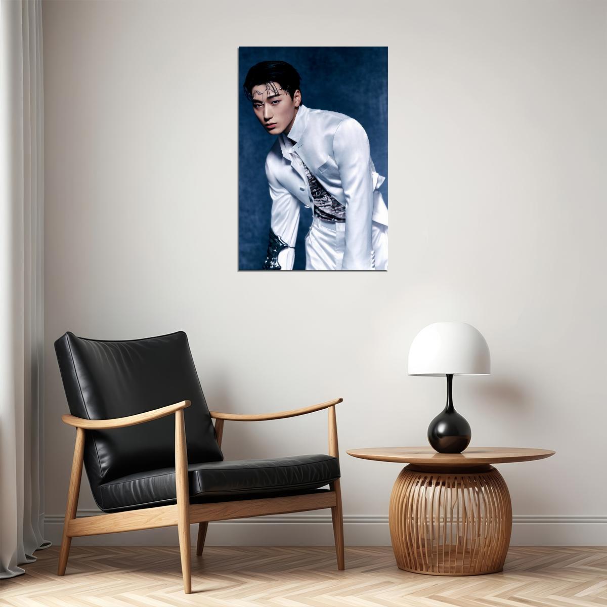 Ateez San Golden Hour Part.2 Concept Photo Music Poster K-Pop Home Decor For Living Room Aesthetic Kpop Male Boys Group Boy Band - xonomax