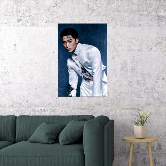 Ateez San Golden Hour Part.2 Concept Photo Music Poster K-Pop Home Decor For Living Room Aesthetic Kpop Male Boys Group Boy Band - xonomax