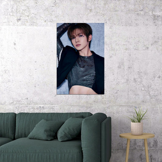 Ateez Yeosang Golden Hour Part.2 Concept Photo Music Poster K-Pop Home Decor For Living Room Aesthetic Kpop Male Boys Group Boy Band - xonomax