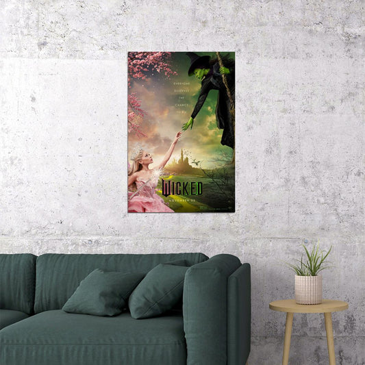 Movie Wicked Musical Poster Ariana Grande as Glinda Wall Art Actress Singer Decor Print - xonomax