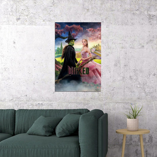 Movie Wicked Musical Poster Ariana Grande as Glinda Wall Art Actress Singer Decor Print - xonomax