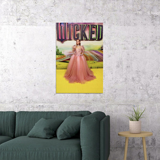 Ariana Grande at Sydney Wicked Premiere Photo Poster Wicked 2024 Movie Wall Art Method Dressing Fashion Print Iconic Hollywood Red Carpet Wall Art - xonomax