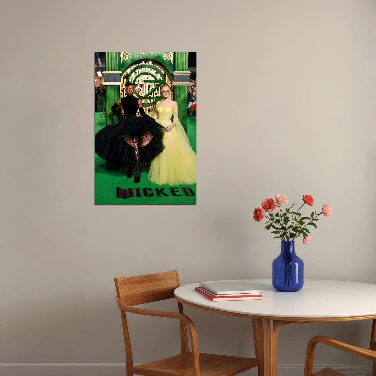 Wicked Musical Poster Cynthia Erivo as Elphaba Wicked Witch Wall Art Official Artwork Decor - xonomax