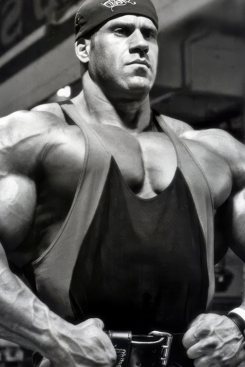Jay Cutler Black And White Famous Bodybuilder Poster Bodybuilding Workout HD Photo Print Motivational Gym Decor Athletes Icon Wall Art Weightlifting Artwork