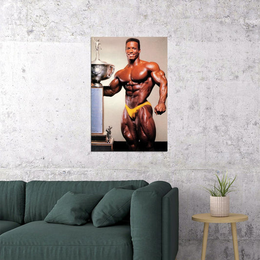 Shawn Ray Famous Oldschool Bodybuilder Poster Bodybuilding Workout HD Photo Print Inspirational Gym Decor Athletes Icon Wall Art Weightlifting Artwork Gifts for Fitness Lovers - xonomax