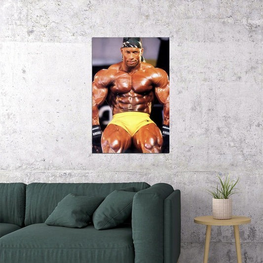 Shawn Ray Famous Oldschool Bodybuilder Poster Bodybuilding Workout HD Photo Print Motivational Gym Decor Athletes Icon Wall Art Weightlifting Artwork Gifts for Fitness Lovers - xonomax