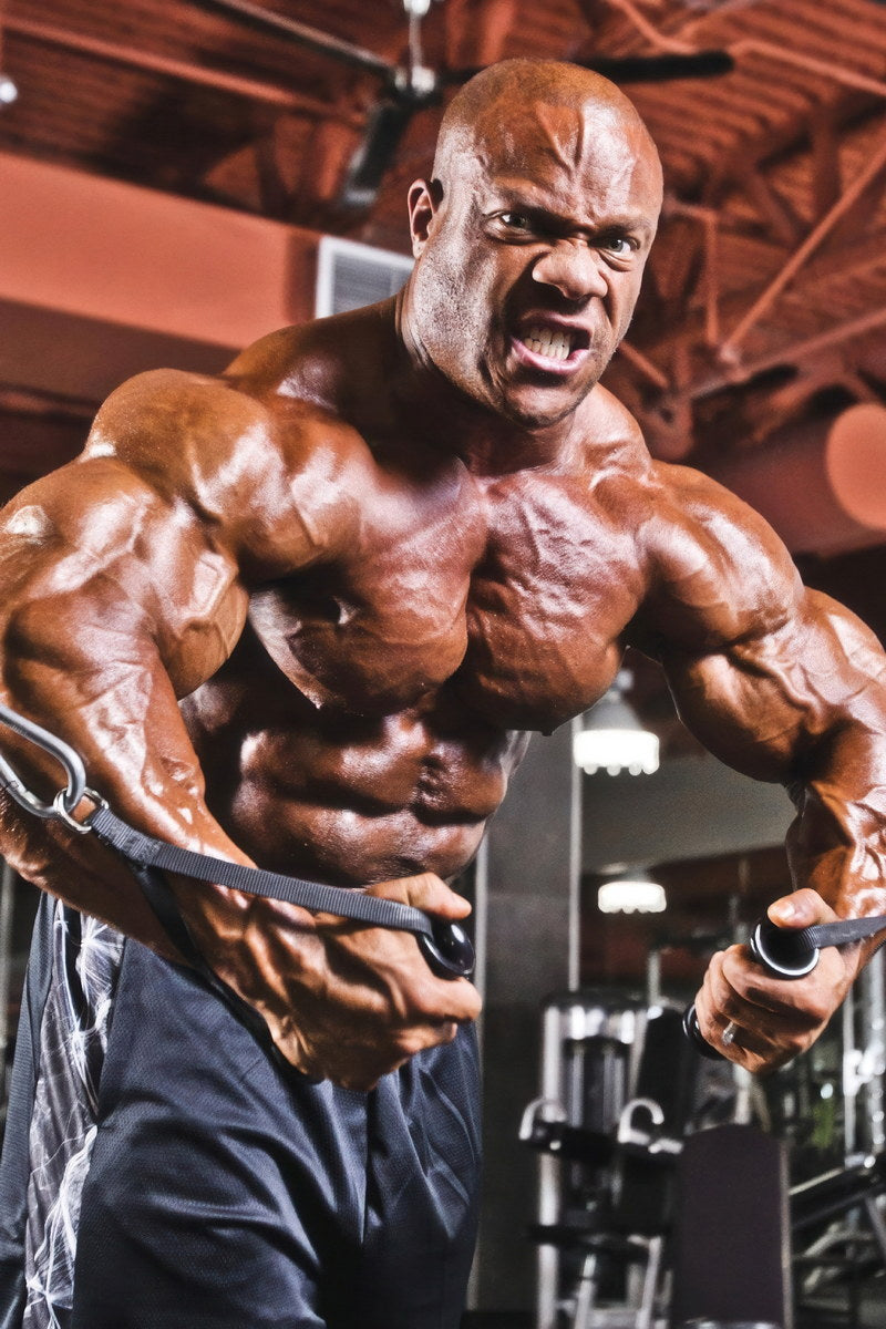 Phil Heath Most Muscular Pose Famous Bodybuilder Poster Bodybuilding Workout HD Photo Print Inspirational Gym Decor Athletes Icon Wall Art Weightlifting Artwork - xonomax