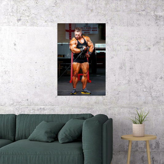 Flex Lewis Bodybuilder Poster Bodybuilding Workout HD Photo Print Inspirational Gym Decor Athletes Icon Wall Art Weightlifting Artwork Gifts for Fitness Lovers - xonomax