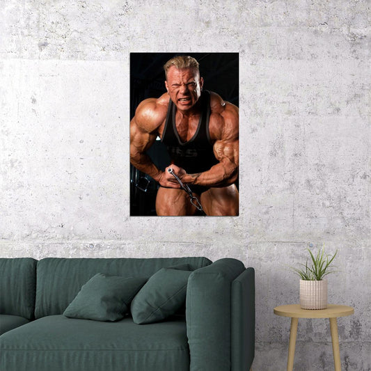 Dennis Wolf Bodybuilder Poster Most Muscular Pose Bodybuilding Workout HD Photo Print Inspirational Gym Decor Athletes Icon Wall Art Weightlifting Artwork Gifts for Fitness Lovers - xonomax