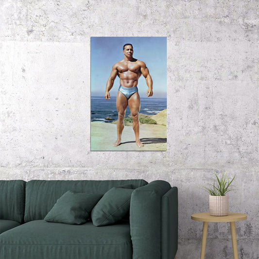 Bill Pearl Famous Oldschool Bodybuilder Poster Bodybuilding Workout HD Photo Print Motivational Gym Decor Athletes Icon Wall Art Weightlifting Artwork Gifts for Fitness Lovers - xonomax