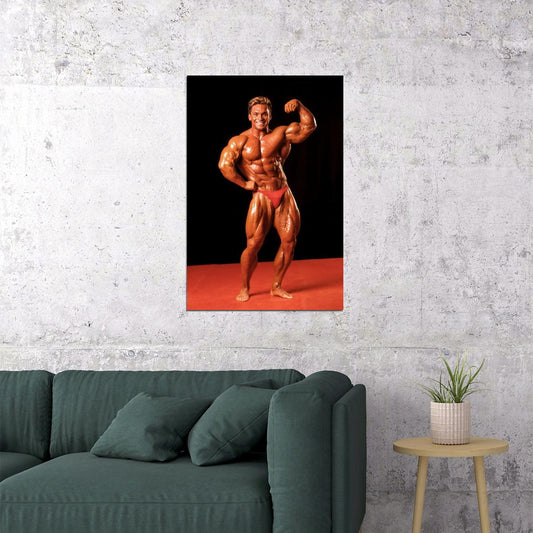 Rich Gaspari Famous Oldschool Bodybuilder Poster Bodybuilding Workout HD Photo Print Motivational Gym Decor Athletes Icon Wall Art Weightlifting Artwork Gifts for Fitness Lovers - xonomax