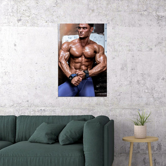 Jeremy Buendia Bodybuilder Poster Bodybuilding Workout HD Photo Print Inspirational Gym Decor Athletes Icon Wall Art Weightlifting Artwork Gifts for Fitness Lovers - xonomax