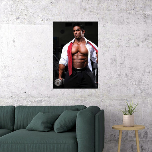Stan McQuay Famous Bodybuilder Poster Bodybuilding Workout HD Photo Print Motivational Gym Decor Athletes Icon Wall Art Weightlifting Artwork Gifts for Fitness Lovers - xonomax