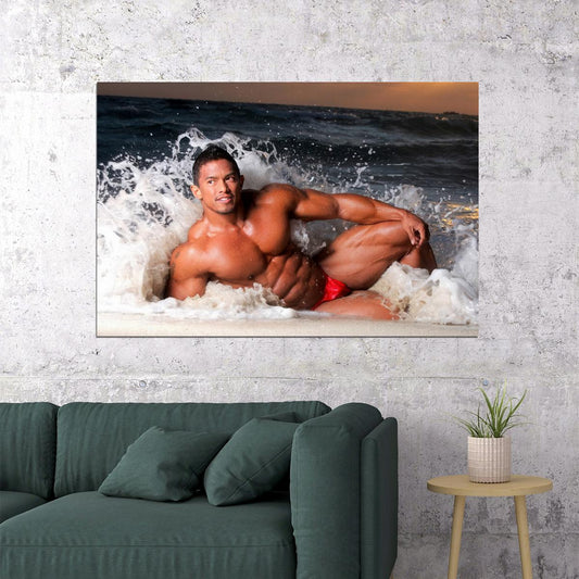 Stan McQuay Famous Bodybuilder Poster Bodybuilding Workout HD Photo Print Inspirational Gym Decor Athletes Icon Wall Art Weightlifting Artwork Gifts for Fitness Lovers - xonomax