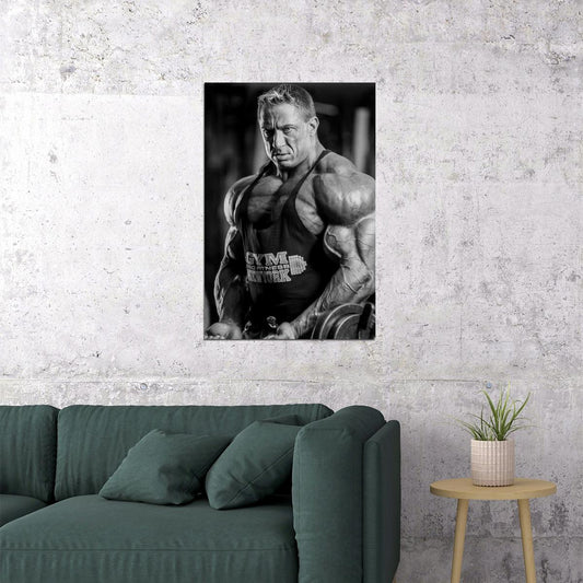 Markus Ruhl Black And White Famous Bodybuilder Poster Bodybuilding Workout HD Photo Print Inspirational Gym Decor Athletes Icon Wall Art Weightlifting Artwork - xonomax
