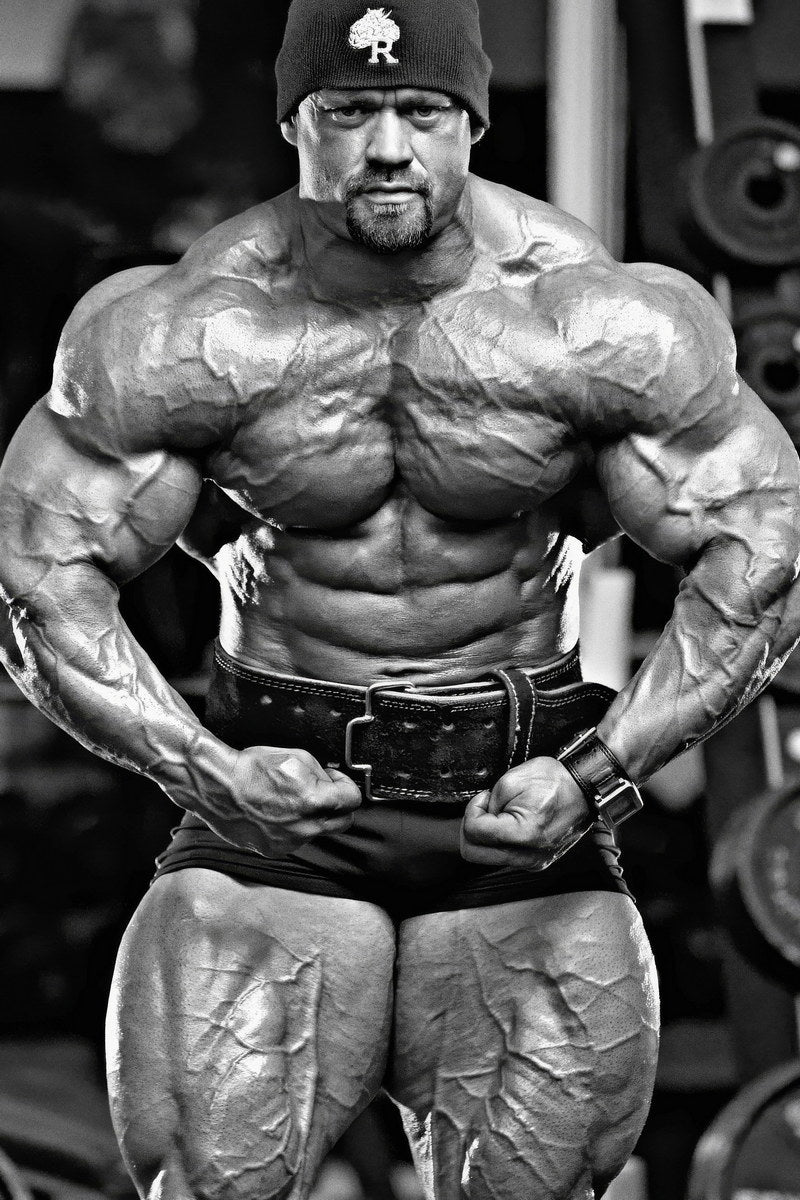 Branch Warren Black And White Most Muscular Pose Famous Bodybuilder Poster Bodybuilding Workout HD Photo Print Motivational Gym Decor Athletes Icon Wall Art Weightlifting Artwork - xonomax